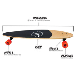 Kahuna Land Paddle Longboard - Road