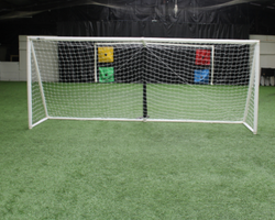 24' X 8' Full Regulation collapsible stadium soccer goal by Airgoal Sports